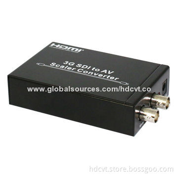 3G SDI to AV Scaler Converter, Supports Signal Transmission Distances